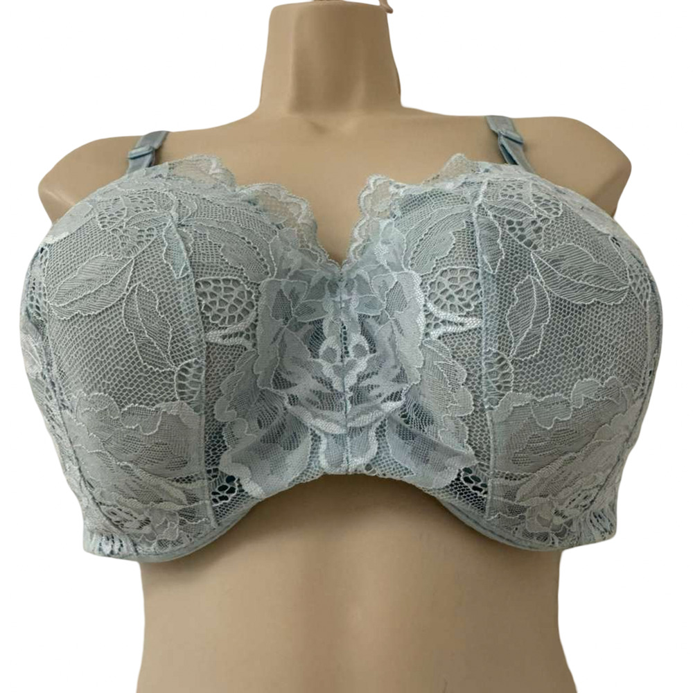 Torrid Lace Blue Underwire Back Close Adjustable Lightly Lined Bra 38 DDD - Picture 11 of 11